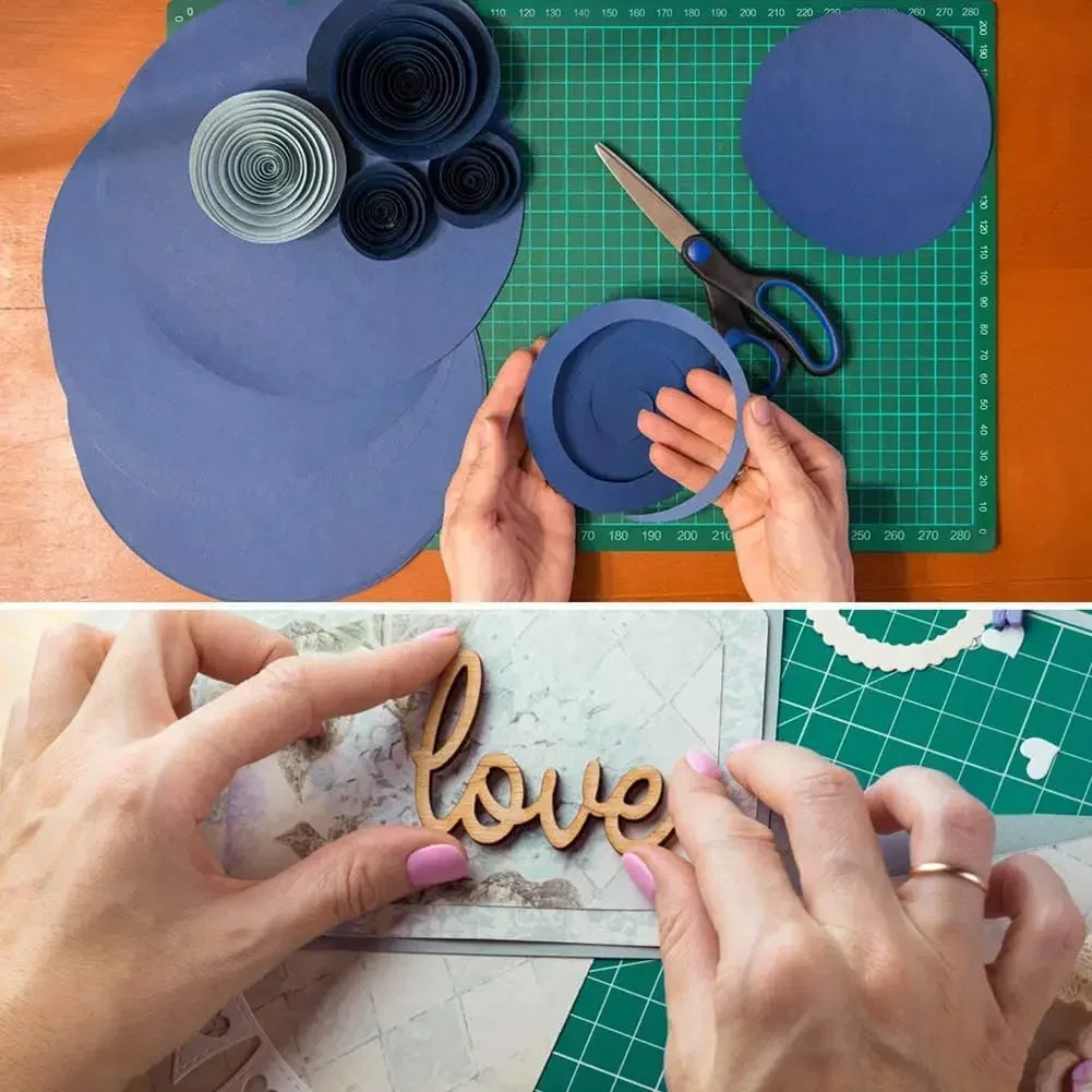 A3 A4 A5 PVC Cutting Mat Workbench Patchwork Sewing Manual DIY Knife Engraving Leather Cutting Board Single Side Underlay