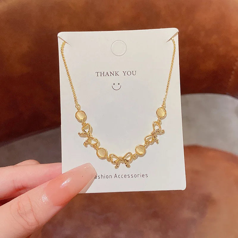 Gold Color Bracelet Set of Four Stainless Steel Sequins Rhinestone Bracelet Combination for Women Chain Bracelet Jewelry Gifts