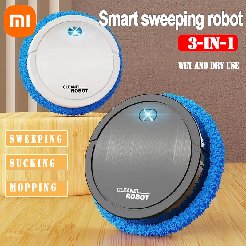 XIAOMI MIJIA 3-in-1 Smart Sweeping Robot Mini Silent Vacuum Cleaner Sweep Mop Brush Multi-function Cleaning Machine for Home