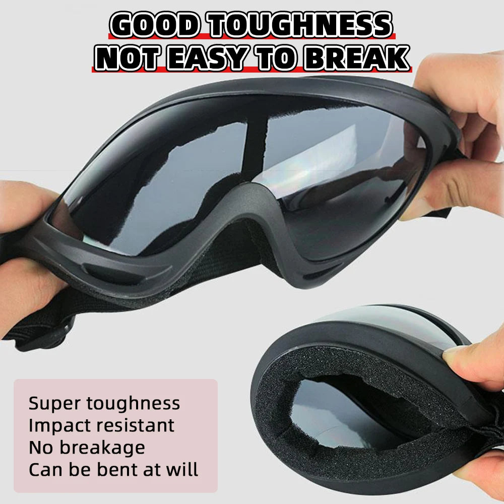 Wind Resistant Ski Goggles Goggles Outdoor Sports Color Glasses Ski Goggles Dust Resistant Motorcycle Cycling Sunglasses