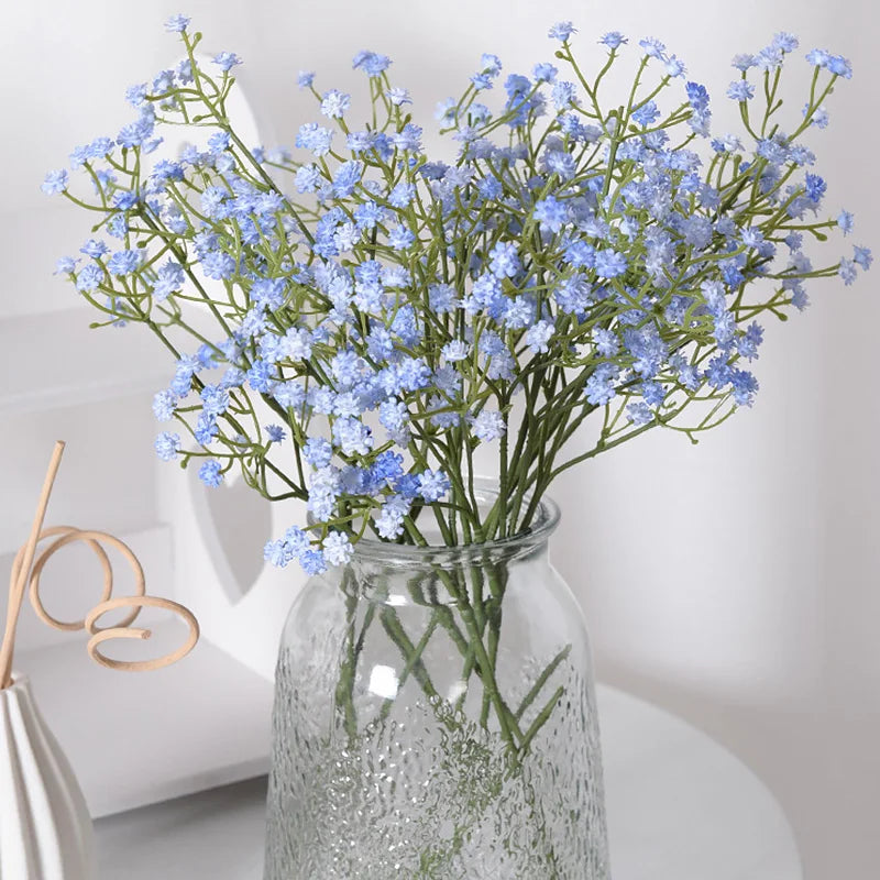 1Pc Simulation 3 Fork Gypsophila Home Wedding Decoration Floriculture Photography Landscape Fake Flower Props Party Decor