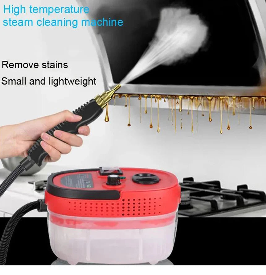 2500W 1200ml Steam Cleaner High Temperature Pressure Washer Steam Cleaning Machine For Home Air Conditioning Kitchen Hood Car