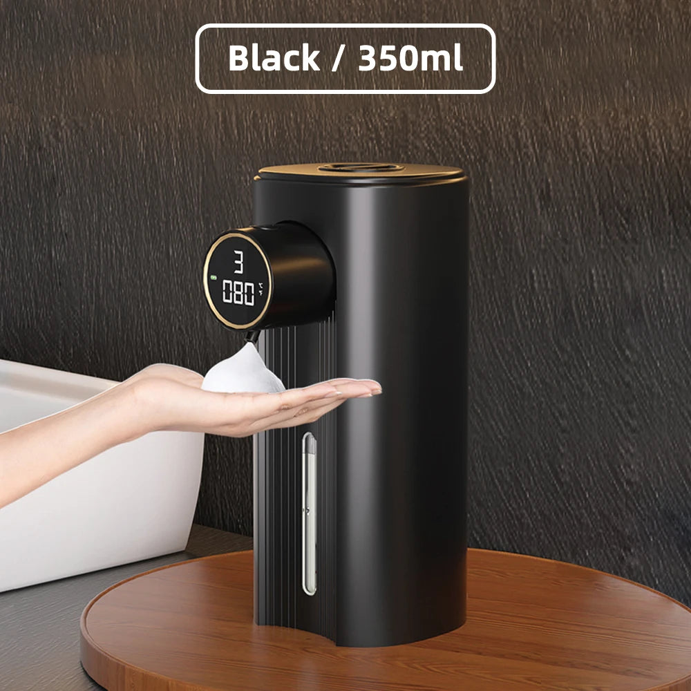 Xiaomi Digital Display Automatic Foam Soap Dispenser IPX6 Waterproof Smart Bathroom Bubble Dispenser with Sensor, Knob To Add Li