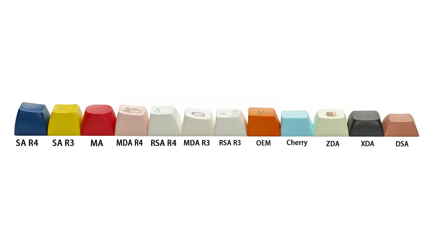 1.8mm Thickness German French ISO Cloud Dye Sub Keycaps Thick PBT Cherry Profile Keycap set For QWERTZ AZERTY MX Keyboard