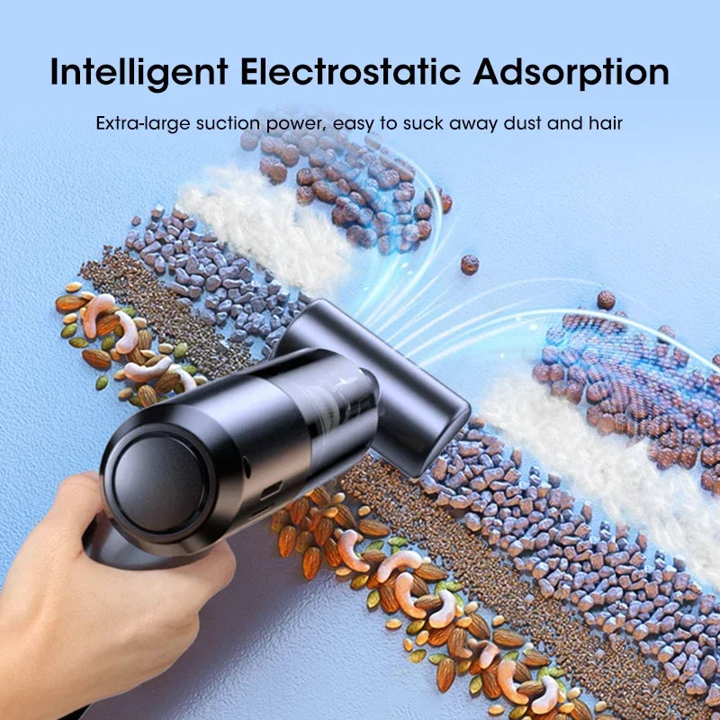 Wireless Vacuum Cleaner Handheld High-Power Portable Vacuum Cleaner Portable Car Home Dry And Wet Car Vacuum Cleaner Appliances