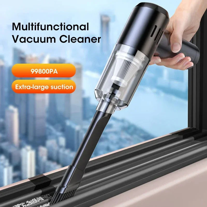 Wireless Vacuum Cleaner Handheld High-Power Portable Vacuum Cleaner Portable Car Home Dry And Wet Car Vacuum Cleaner Appliances