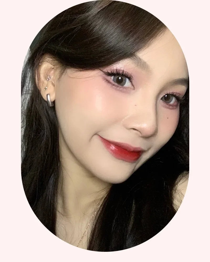 Heallor HERORANGE Nude Mirror Lip Gloss Clear Moisturizing Hydrating Water Light Glass Jelly Plump Lip Glaze Oil Lipstick Tint C