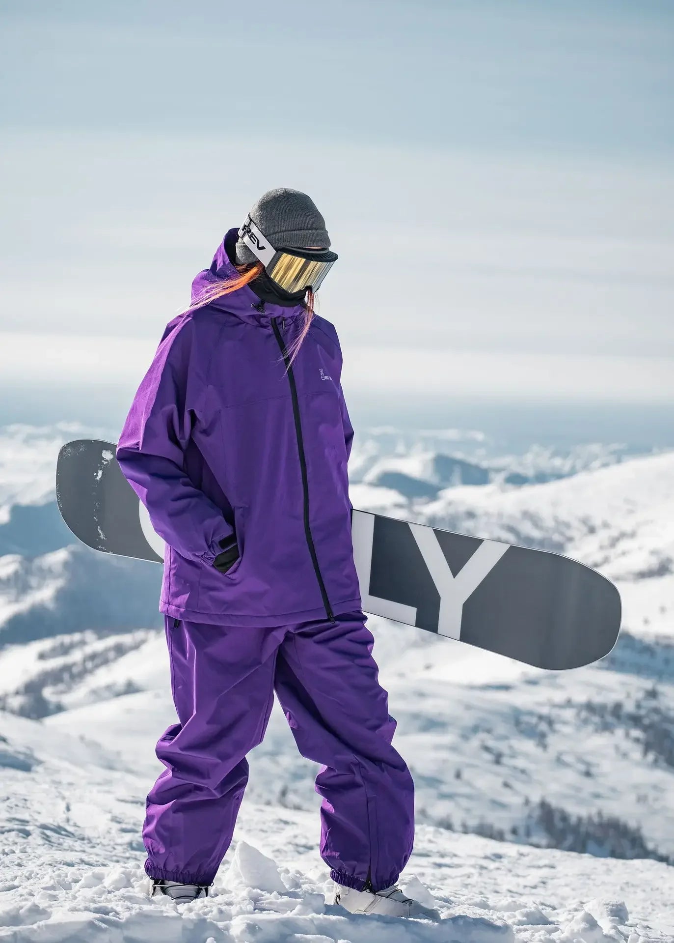 2024 Winter Oversized Woman Ski Suit Set Women Snowboarding Set Female Outdoor Snowsuit Waterproof Windproof Skiing Jacket Set