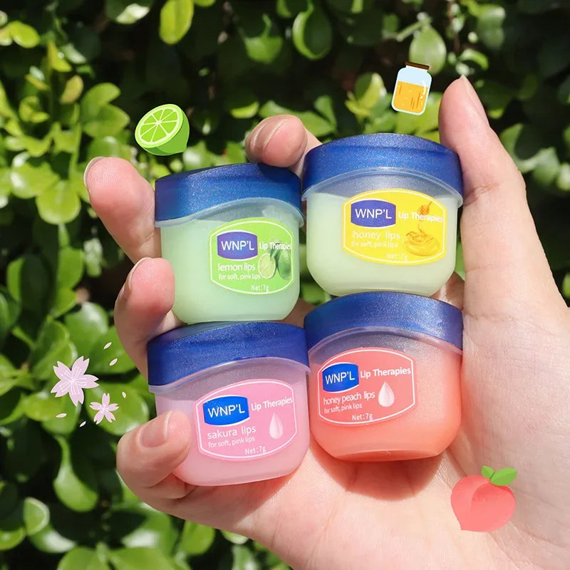 8/6Pc Lip Gloss Natural Fruit Essence Moisturizer Lip Balm Hydrating Transparent Lipstick Base Care Makeup Tools