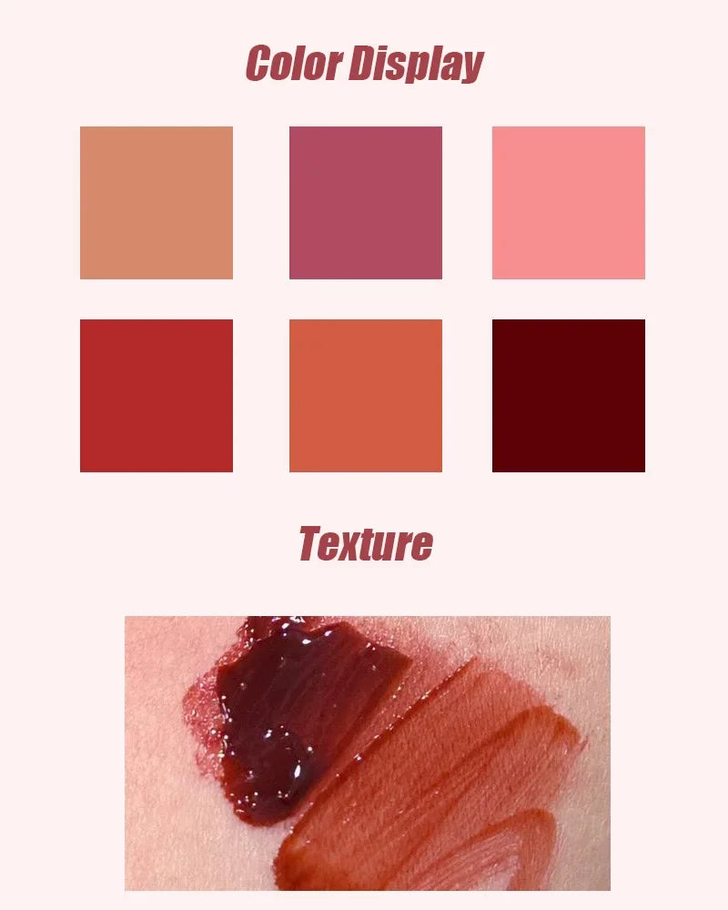 Heallor HERORANGE Nude Mirror Lip Gloss Clear Moisturizing Hydrating Water Light Glass Jelly Plump Lip Glaze Oil Lipstick Tint C