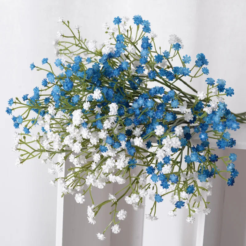 1Pc Simulation 3 Fork Gypsophila Home Wedding Decoration Floriculture Photography Landscape Fake Flower Props Party Decor