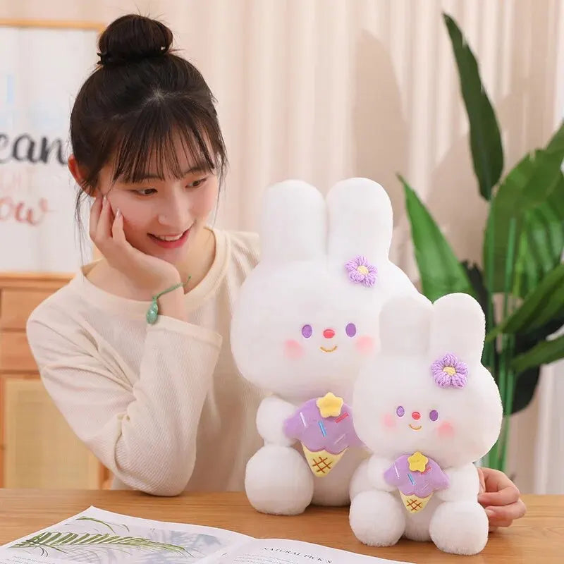 25cm Cute Rabbit Plush Toy Birthday Christmas Gift for Girl