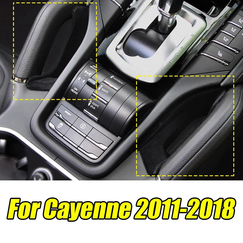 2Pcs Armrest Holder Gap Storage Box Car Organizer Container Pocket Interior Center Console For Porsche Cayenne 2011-2018 Holder