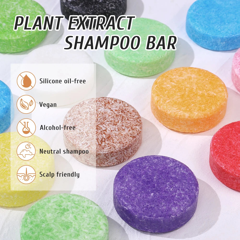 Shampoo Bar Hair Care Prevent Hair Loss Nourish Smooth Clean Solid Conditioner Soap Moisturizing Soothing Repair Damaged Hair