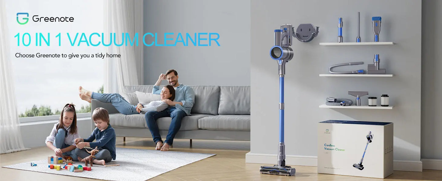 Greenote GSC60 10-in-1 Ultra-Quiet Cordless Vacuum Cleaner 33000Pa