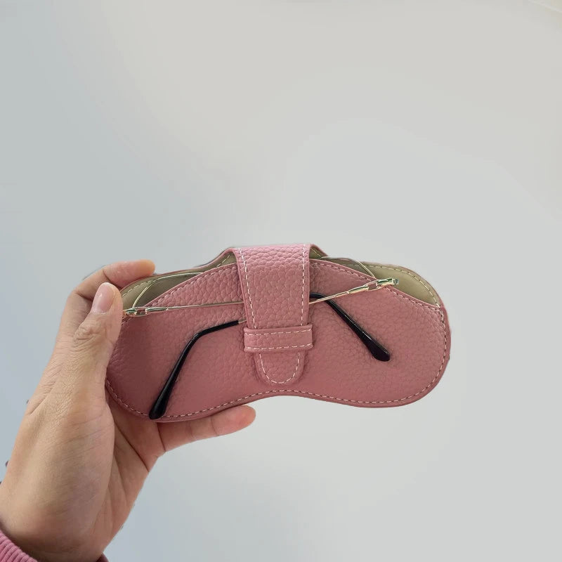 Glasses Case Women Leather Soft Glasses Bag Fashion Portable Sunglasses Box Bag Accessories Eyeglasses Case Sunglasses Box