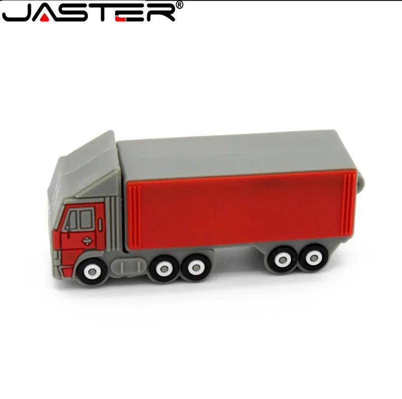 JASTER USB Stick motorcycle Pen Drive Car Flash Drives Racing Aircraft Rail Train Cartoon Truck Motor car 128GB 64GB 32GB 16GB
