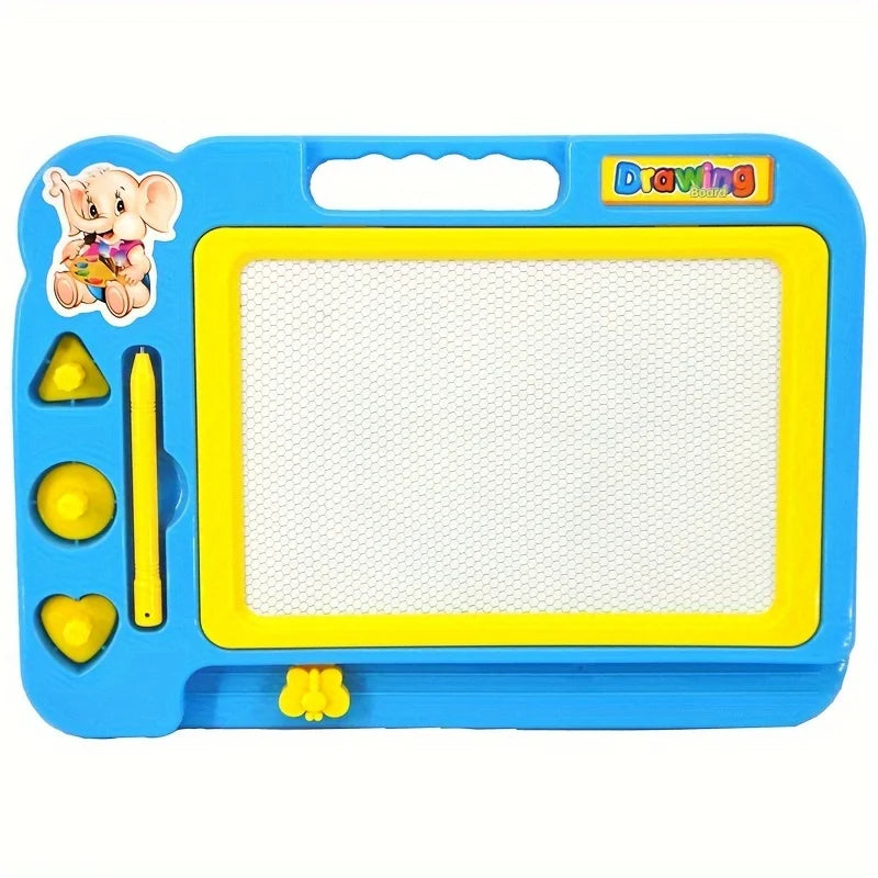 1 Drawing Board, Magnetic Black and White Writing Board, Graffiti Board, Children's Early Education Puzzle Toy Drawing Board