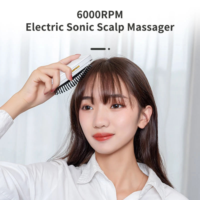 Hair Smoothing Straightening Brush Spray Steam Scalp Massage Comb Electric Ionic Household Hair Styler Tool for Frizzy Dry Hair