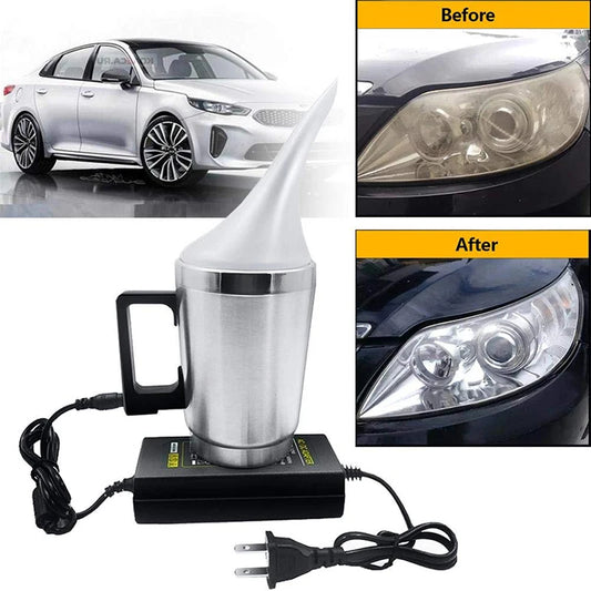 Headlight Polishing Steam Fumigator Restoration Kit Mug Steamer US EU Power Supply Evaporator Car Headlight Renovation Tools