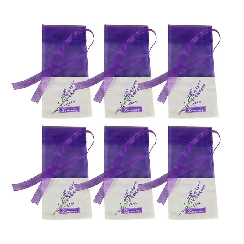 25/30Pcs Lavende Baggieshet Bags Portable Flowers Printing Beautiful Fragrance Storage Bags Baggieshet Bag for Seeds Dry