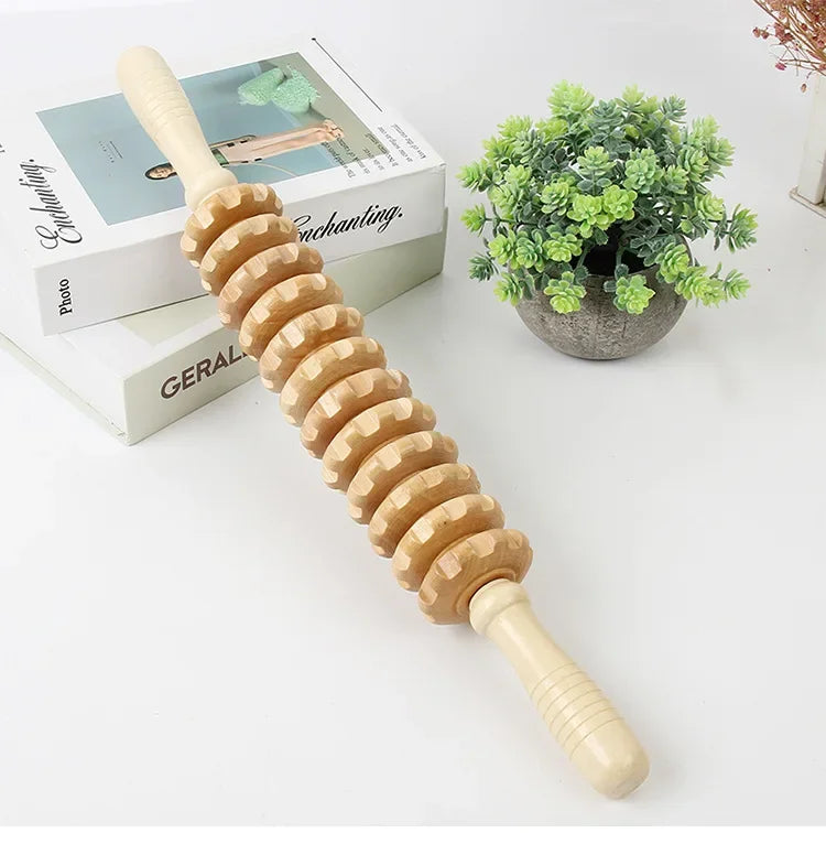 Wood Therapy Roller Massage Tools,Lymphatic Drainage,maderoterapia Colombiana,Cellulite Trigger Point Manual Muscle Release