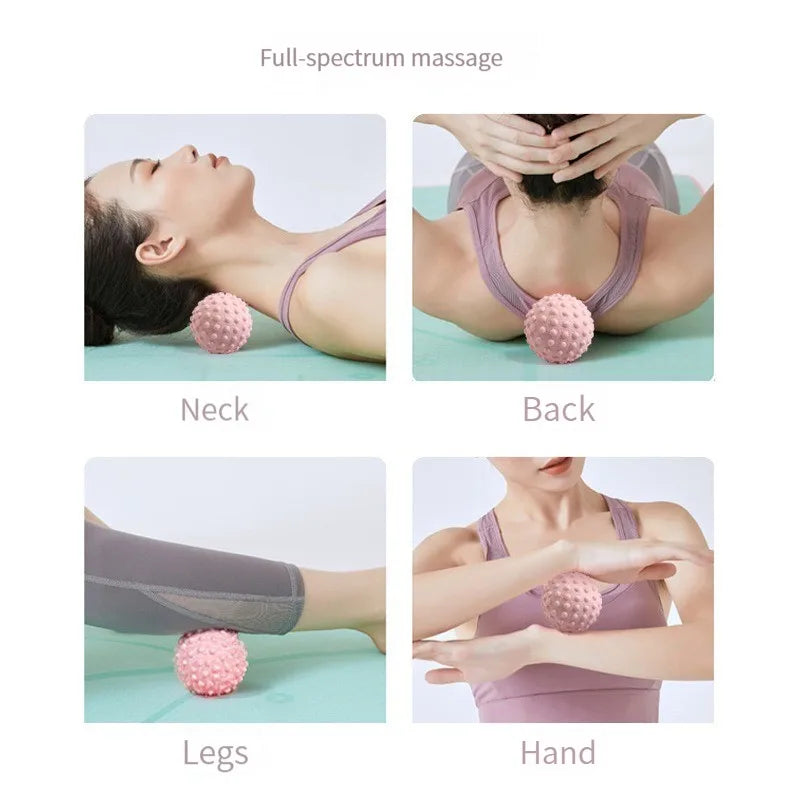 1Pc Massage Ball Foot Massager Body Fascia Muscle Relaxation legs Hand legs Massage Roller Yoga Fitness Health Care Tool